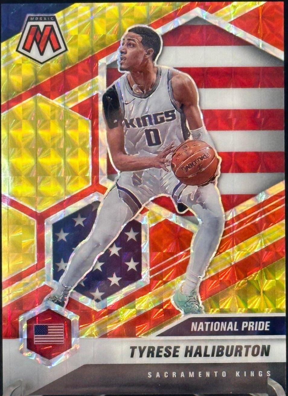 Tyrese Haliburton [Choice Fusion Red & Yellow] #258