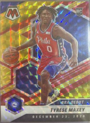 Tyrese Maxey [Choice Fusion Red & Yellow] #263