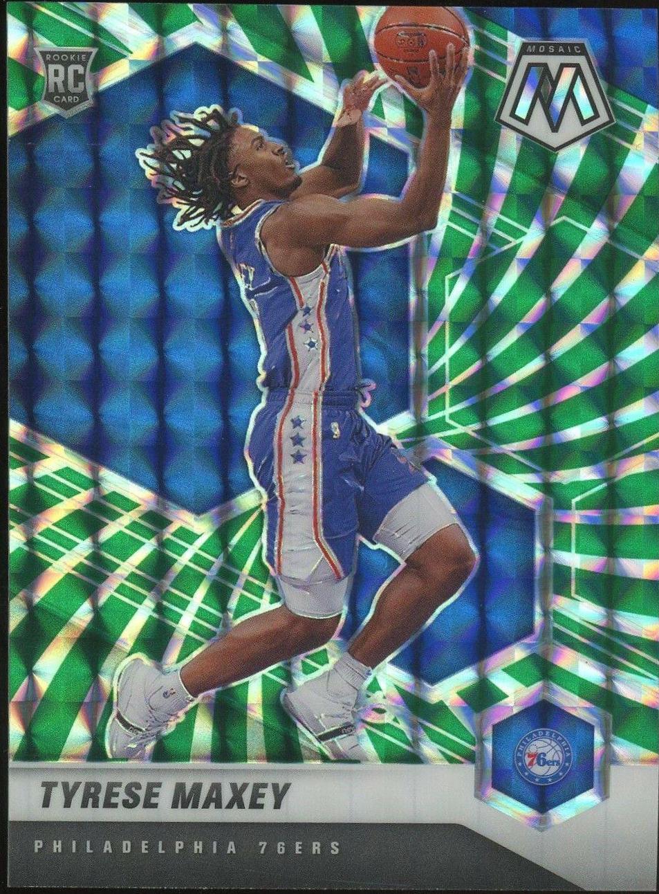 Tyrese Maxey [Green Swirl] #203