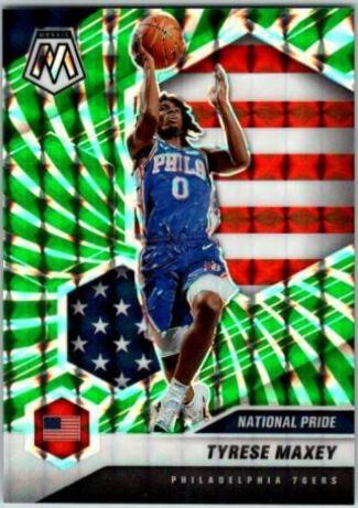 Tyrese Maxey [Green Swirl] #259