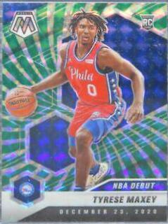 Tyrese Maxey [Green Swirl] #263