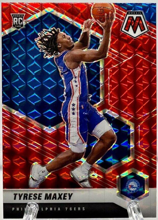 Tyrese Maxey [Red Mosaic] #203