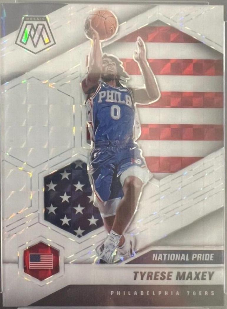 Tyrese Maxey [White Mosaic] #259