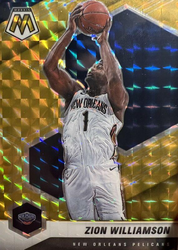 Zion Williamson [Gold Mosaic] #49