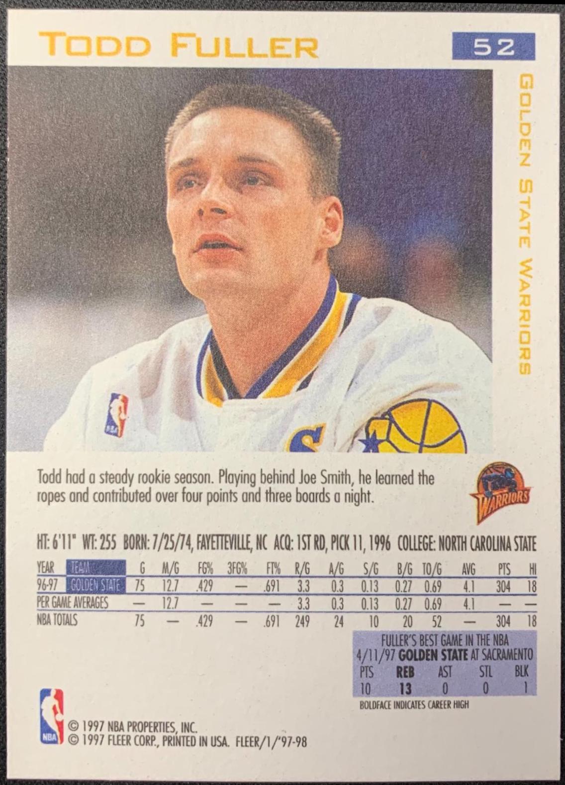 Todd Fuller #52