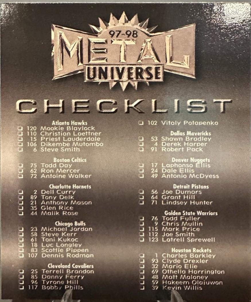 Checklist #124