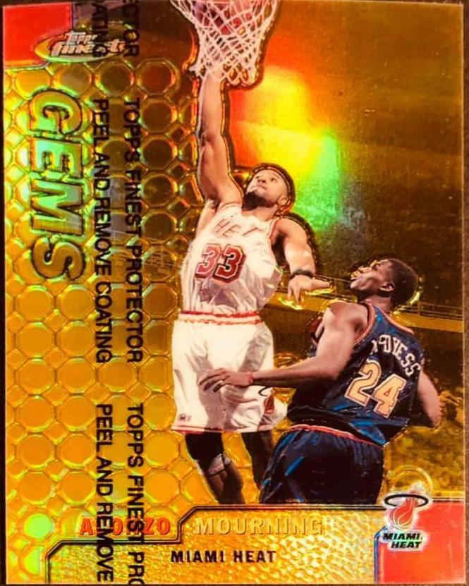 Alonzo Mourning [Gold Refractor] #107