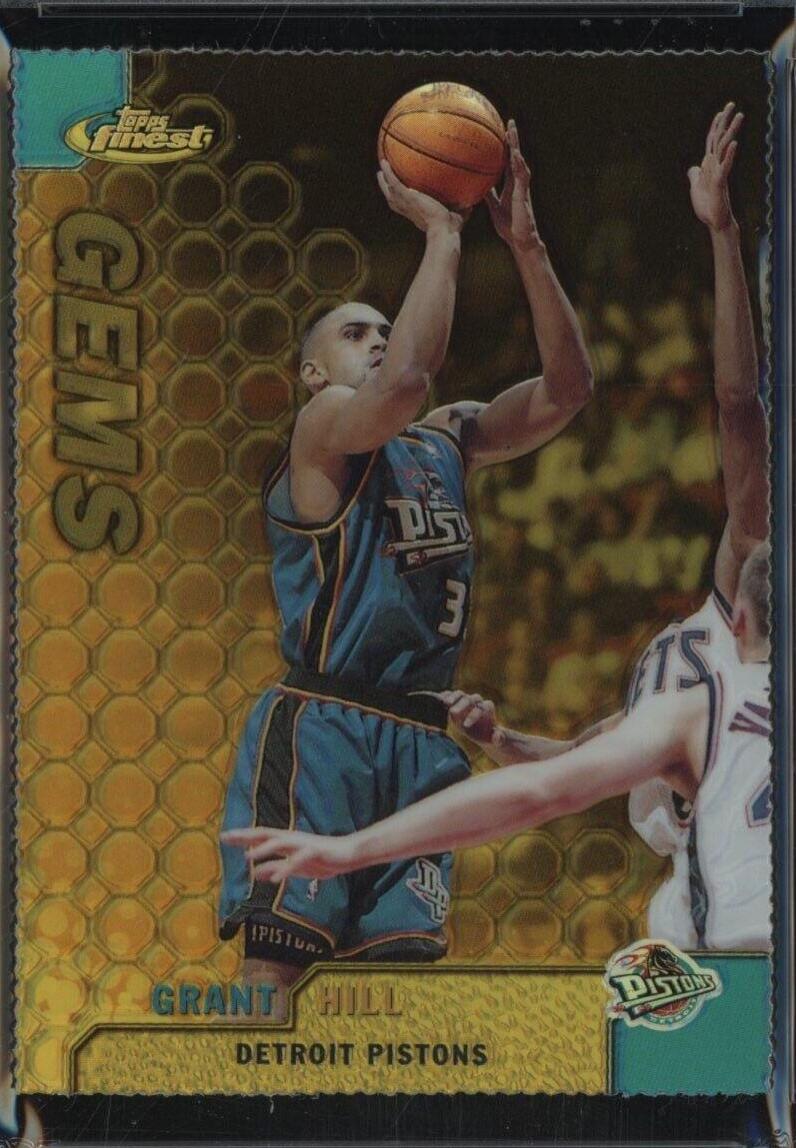 Grant Hill [Gold Refractor w/ Coating] #102