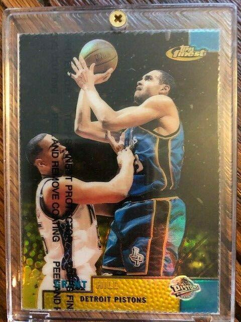 Grant Hill [Gold Refractor w/ Coating] #41
