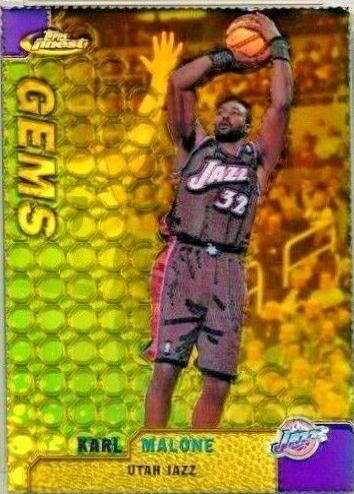 Karl Malone [Gold Refractor] #108