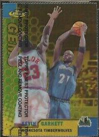 Kevin Garnett [Gold Refractor w/ Coating] #103
