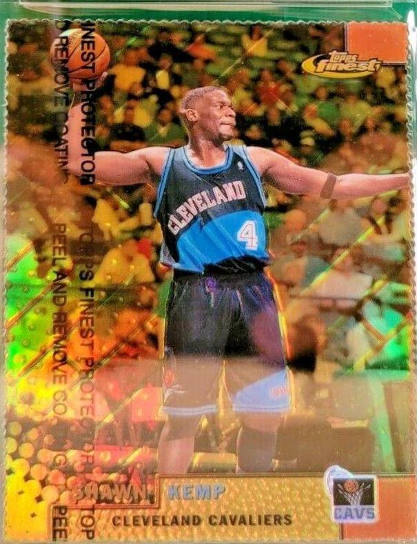 Shawn Kemp [Gold Refractor w/ Coating] #77