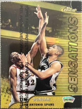 Tim Duncan [Gold Refractor w/ Coating] #125