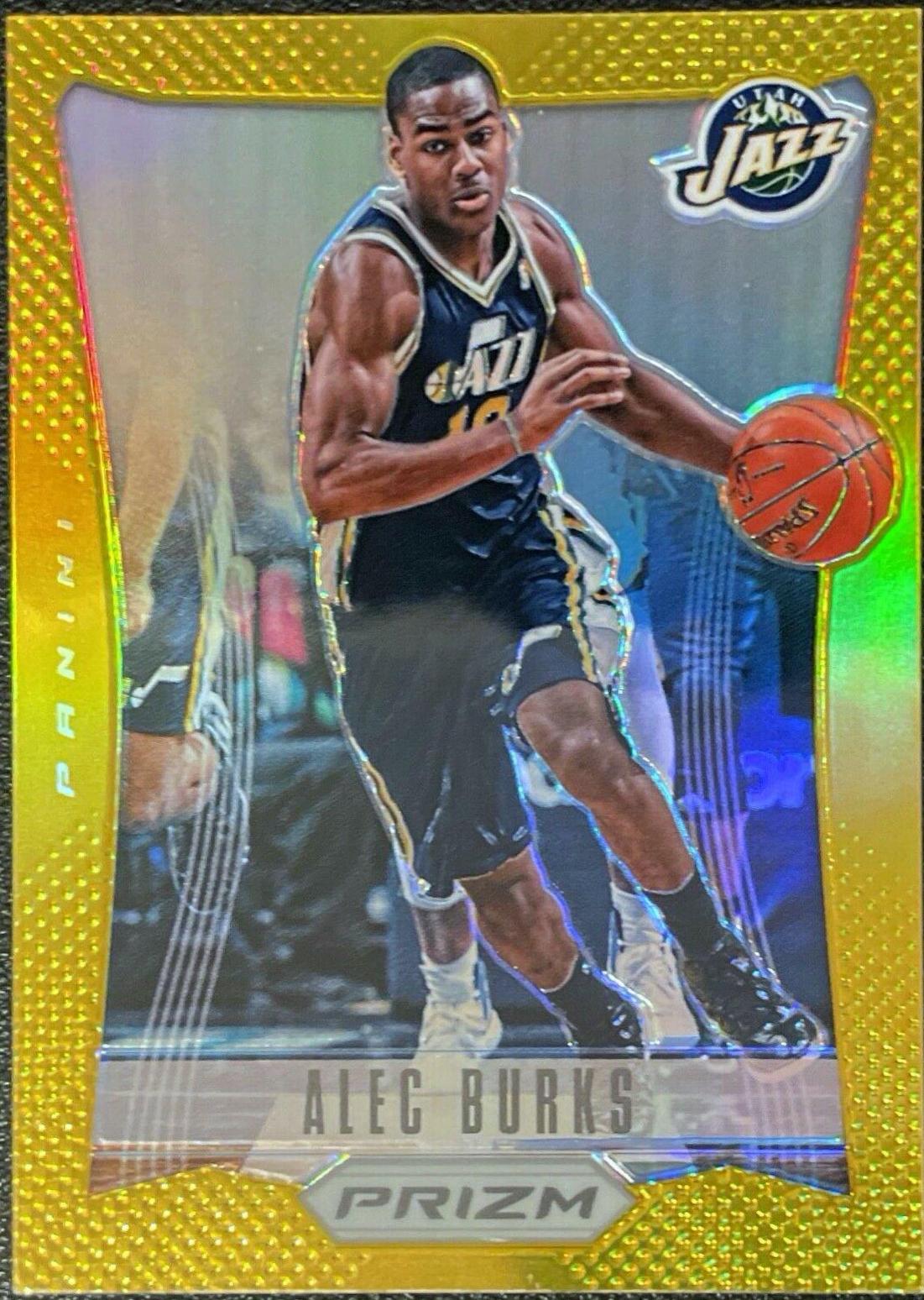 Alec Burks Gold Prizm #204