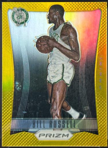 Bill Russell [Gold Prizm] #153