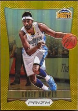 Corey Brewer [Gold Prizm] #39