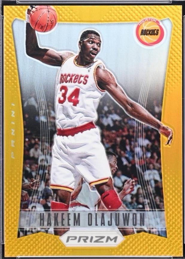Hakeem Olajuwon [Gold Prizm] #155