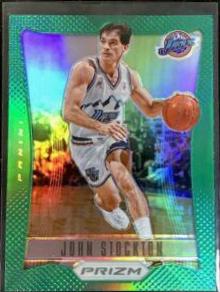 John Stockton [Green Prizm] #186