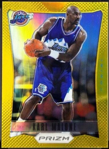Karl Malone [Gold Prizm] #168
