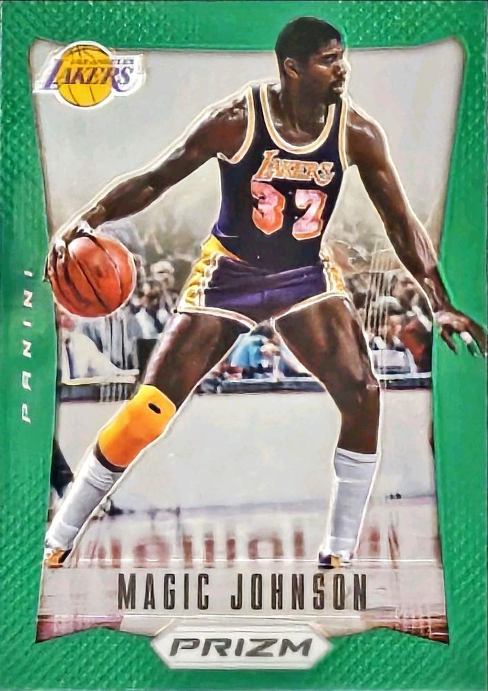 Magic Johnson [Green Prizm] #181