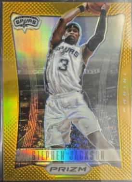Stephen Jackson Gold Prizm #49