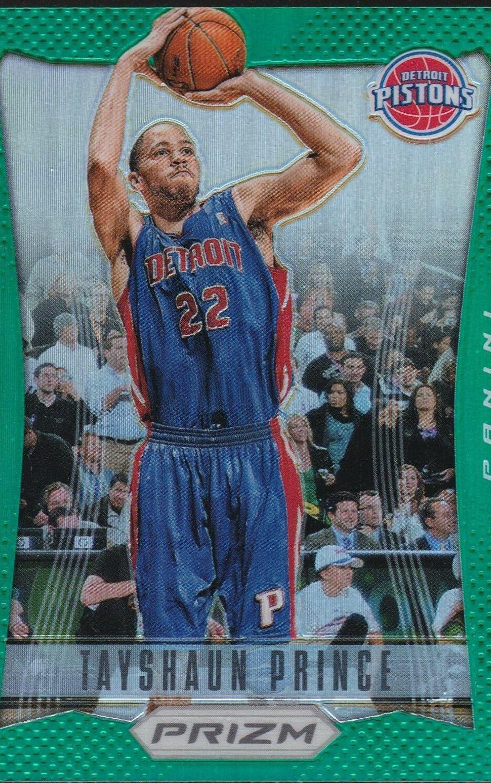 Tayshaun Prince Green Prizm #17