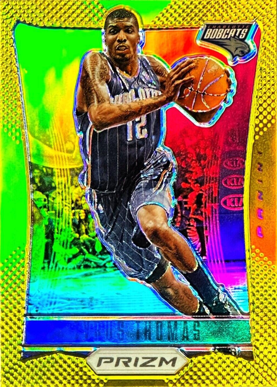 Tyrus Thomas [Gold Prizm] #96