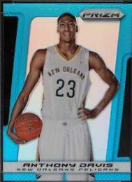 Anthony Davis [Light Blue Die Cut Prizm] #4