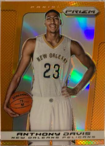 Anthony Davis [Orange Prizm] #4