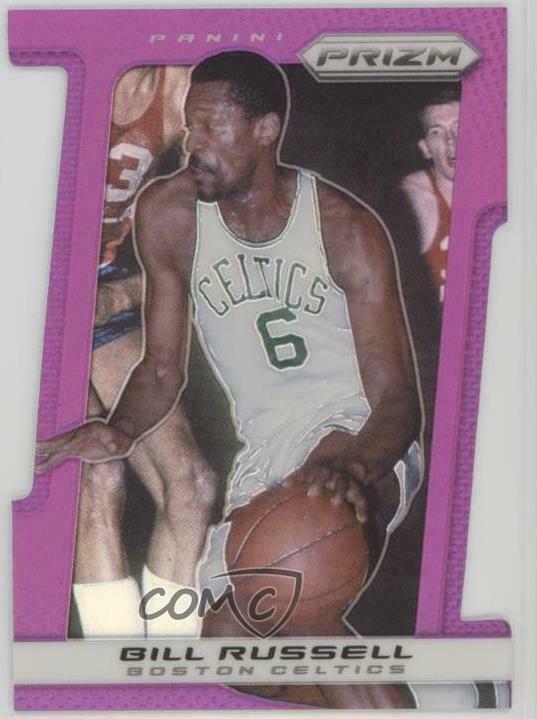 Bill Russell [Purple Die Cut Prizm] #260