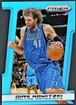 Dirk Nowitzki [Light Blue Die Cut Prizm] #53
