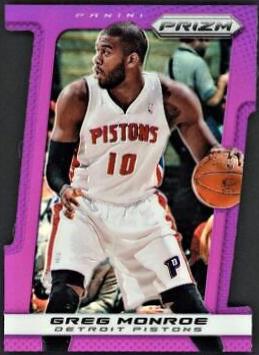 Greg Monroe [Purple Die Cut Prizm] #156