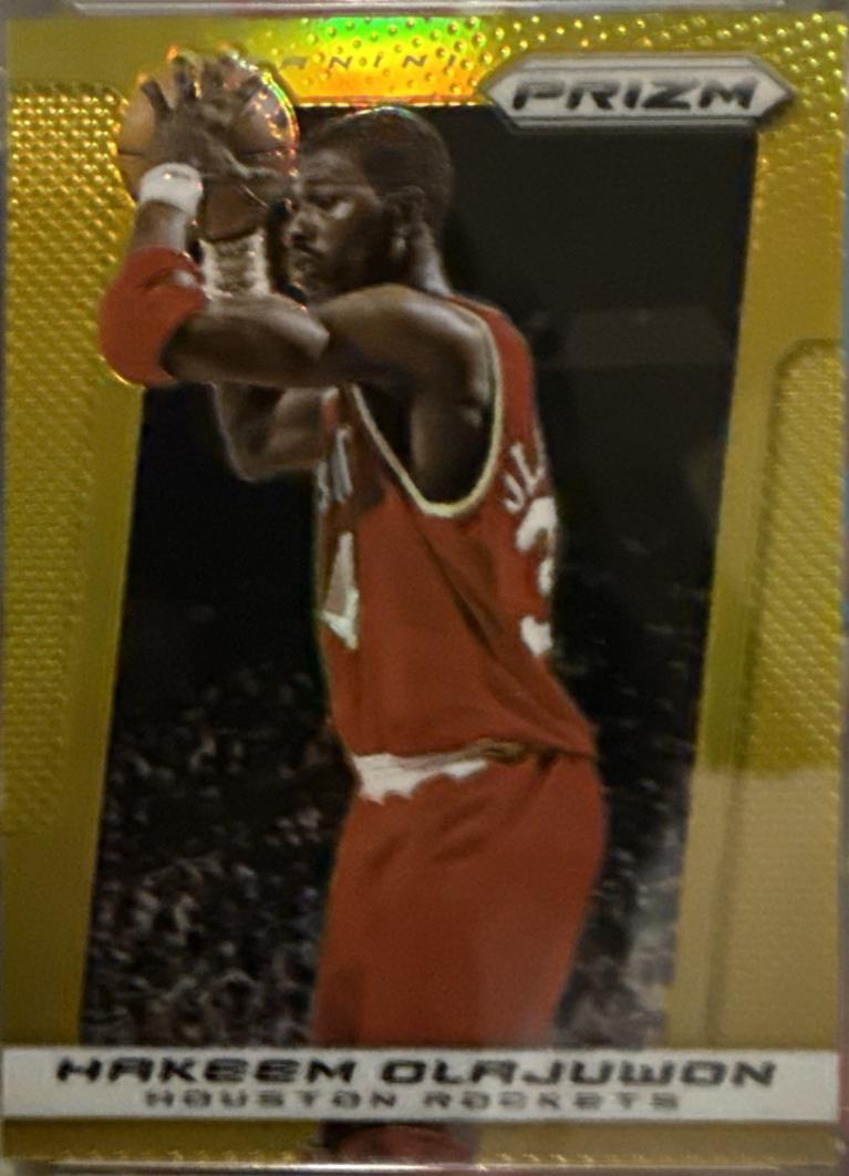 Hakeem Olajuwon [Gold Prizm] #254