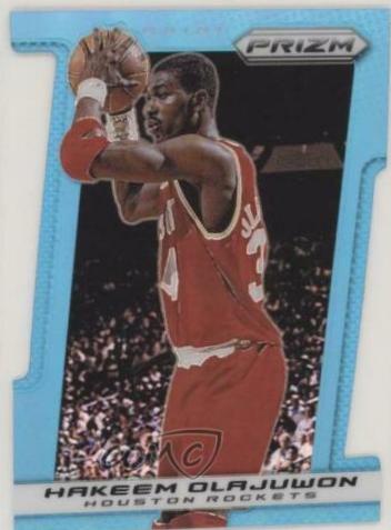 Hakeem Olajuwon [Light Blue Die Cut Prizm] #254