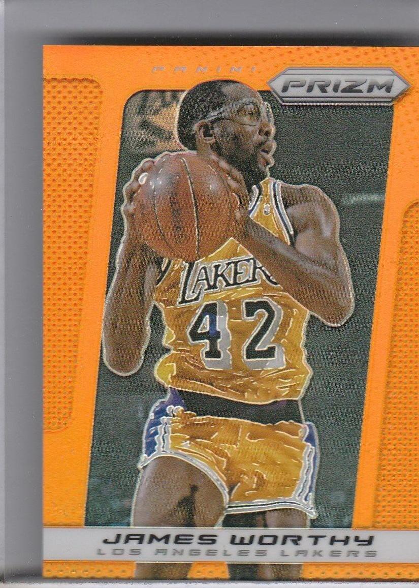 James Worthy [Orange Prizm] #252