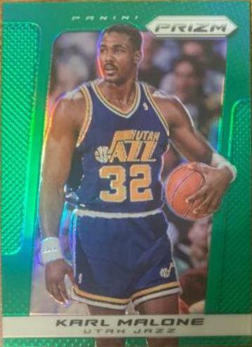 Karl Malone [Green Prizm] #241