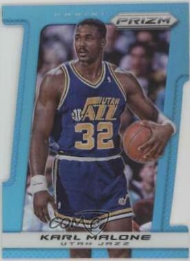 Karl Malone [Light Blue Die Cut Prizm] #241