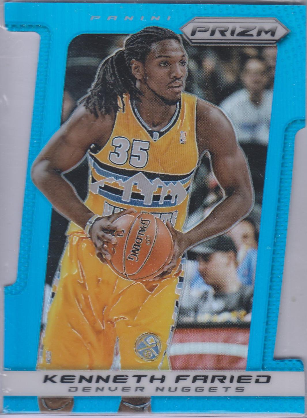 Kenneth Faried [Light Blue Die-Cut] #94