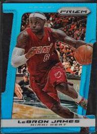 LeBron James [Light Blue Die Cut Prizm] #65