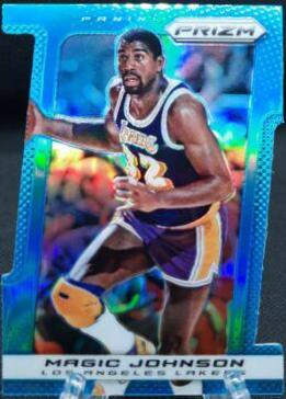 Magic Johnson [Light Blue Die Cut Prizm] #242