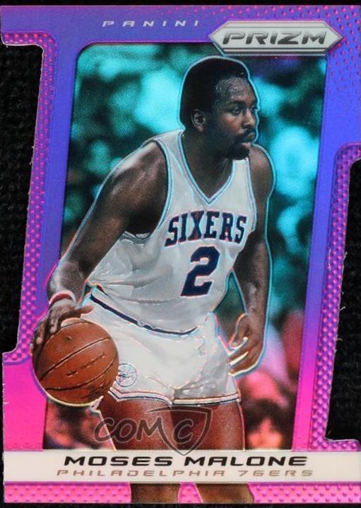 Moses Malone [Purple Die-Cut] #229