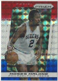 Moses Malone [Red White Blue Prizm] #229