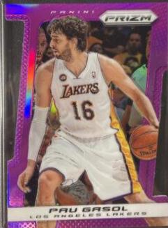Pau Gasol [Purple Die Cut Prizm] #43