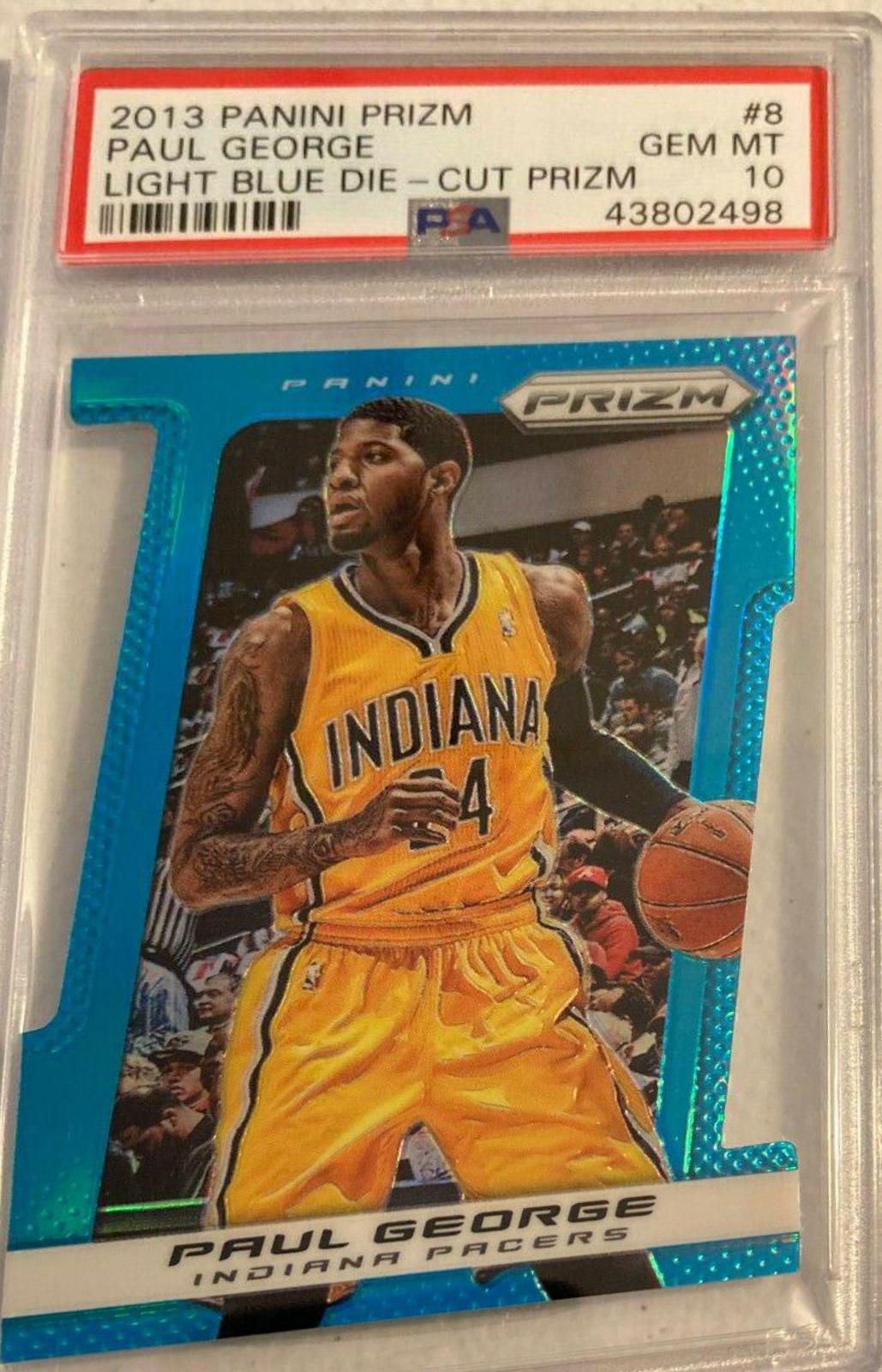 Paul George [Light Blue Die Cut Prizm] #8