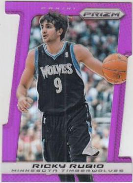 Ricky Rubio [Purple Die Cut Prizm] #129