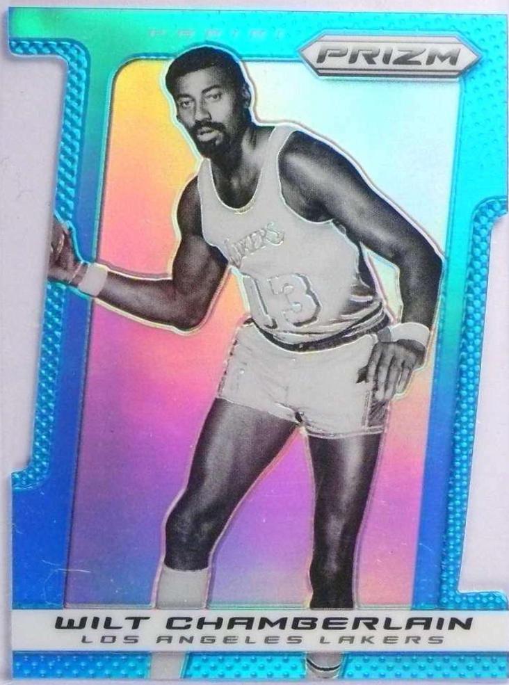 Wilt Chamberlain [Light Blue Die Cut Prizm] #257
