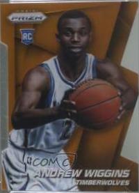 Andrew Wiggins [Orange Die Cut Prizm] #251