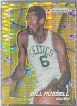 Bill Russell [Gold Pulsar Prizm] #195