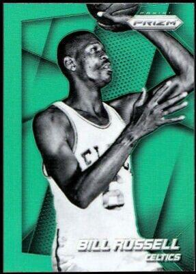 Bill Russell [Green Prizm] #195