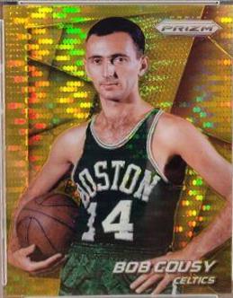 Bob Cousy [Gold Pulsar Prizm] #215